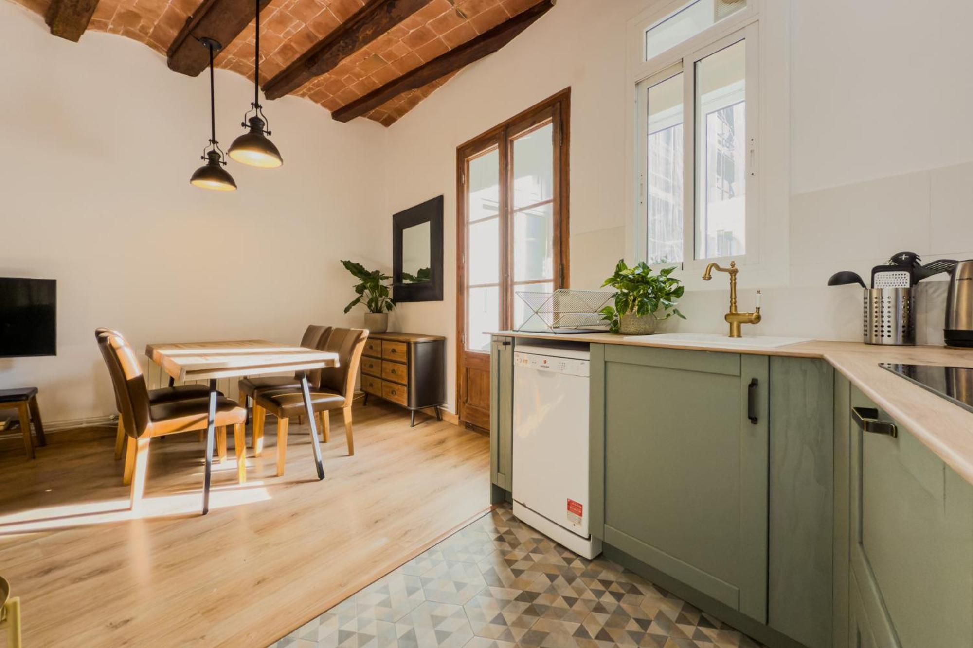 Magalhaes - Trad Flat In Poble Sec, Near Ramblas Барселона Екстер'єр фото